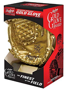 Rawlings | Mini Gold Glove Award Trophy | Stand Included | Replica, 31