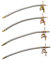 QWORK Ventilverlängerung für Auto, PKW, LKW, 4 stücke, 30cm