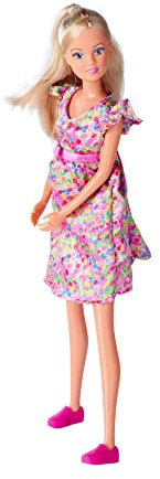 Simba 105733588 - Steffi Love Baby Surprise, Schwangere Puppe mit Babyüberraschung, Junge, Mädchen, Zwillinge, 3-Fach Sortiert, es Wird nur EIN Artikel geliefert, über 11 Teile, 29cm, ab 3 Jahren