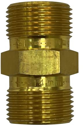 SIMPSON Cleaning 104049 Replacement M22 adapter for Pressure Washer Pumps Up to 4000 PSI, Aluminum, 14/15mm ID