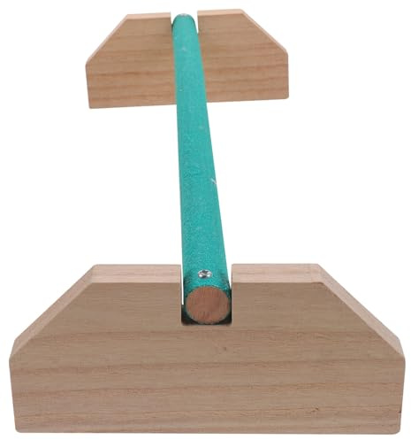 SEWOART Trespolo in Legno Naturale per Polli e Pulcini, Posatoio da Gioco Masticabile e Supporto per Galline da Interno