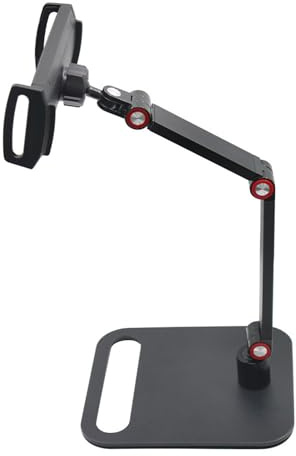FROMCEO Aluminum Tablets Holder Monitor Stand With Expandable Clamp Fit 4.7inch-18inch Screens Vertical Horizontal Viewing Aluminum Adjustable Monitor Stand