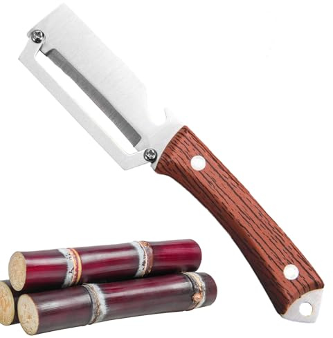 Pelador De Caña De Azúcar | Pelador Manual De Calabaza Acero Inoxidable - Utensilio De Corte Multiusos Para Apartamentos Residencias Y Restaurantes