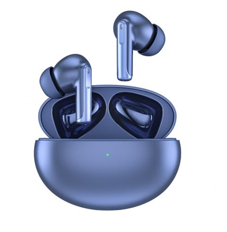 ZWOIVHE Sekoda Confort Max Ecouteurs Wireless-Écouteurs sans Fil Bluetooth ANC et réduction adaptative du Bruit, Audio 360° (Bleu)