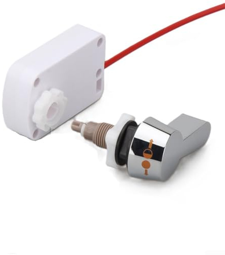 Axorafow 3 Inch Adjustable Toilet Flush Handle Kit With Trip Lever And Cable Box, For Standard Tank Compatibility, Robust ABS Material, Manual Flow Adjustment