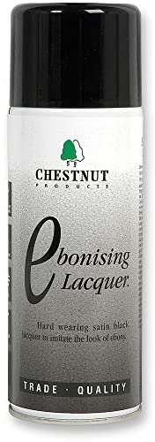 Chestnut EL400 Products Woodturning Ebonising Lacquer, 400ml Aerosol