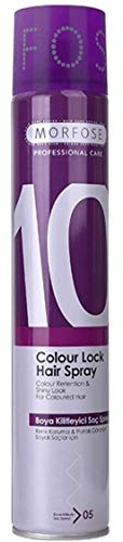 Morfose 10 Colour Lock Hair Styling Spray 400 ml – Farbversiegelndes Haarspray für gefärbtes Haar – Schützt, pflegt & verleiht Glanz – Professionelle Qualität