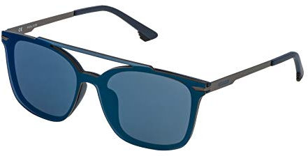 POLICE Unisex-Erwachsene SPL528999NQB Sonnenbrille, Blau (Azul), 99