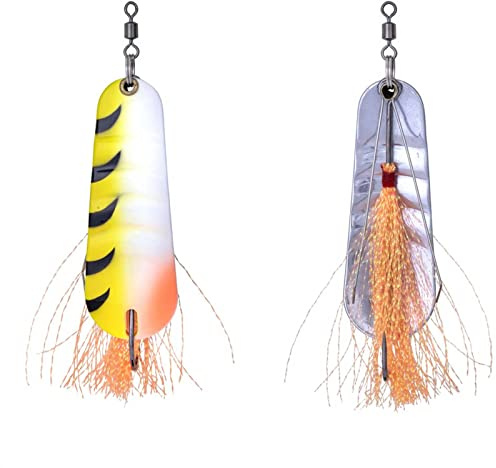 Zebco Premium Trophy Z-Weedless Ace Blinker Angelköder mit Krautschutz für hängerfreies Angeln Raubfisch Kunstköder Angel-zubehör, Perch, 22 g