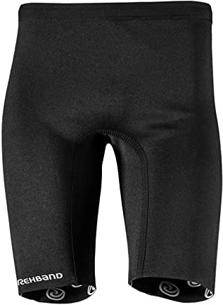 Rehband Thermal Pants, Men's Compression Underwear Made of 1.5mm Neoprene, Stabilizes Muscles and Providing Warmth for Football, Fitness, Running, and More, Colour:Black, Size:Medium