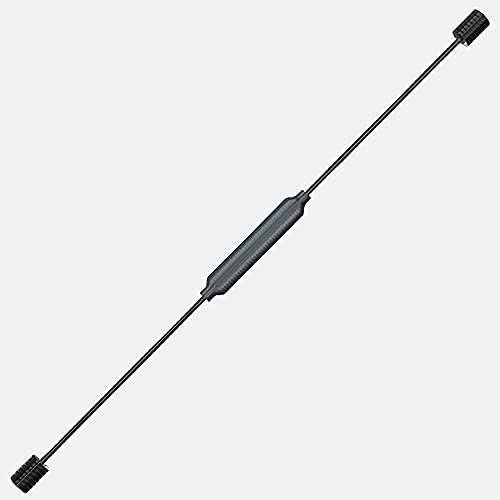 LIOYUHGTFY Fitness Schwingstab Pilates Stange Tragbares Yoga Stick Body Exerciser Stick Vibrationstrainer,Sport Swing Stick Fitness Vibrationsstange 1106(Color:Black)