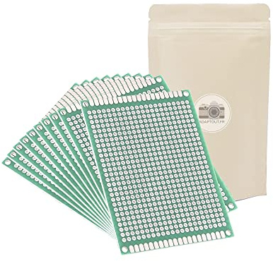 20X PCB Board 4 x 6 cm electronique Entrainement Maquette Support Composants Raspberry Circuit imprimé