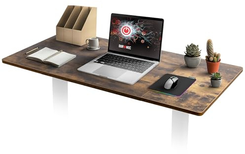 Duronic TT160 AO bordsskiva | Individuellt anpassad bordsskiva med mått 160 x 60 x 1,9 cm | Idealisk för höj- och sänkbar arbetsplats | Höj- och sänkbara ben säljs separat