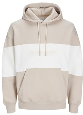 JACK & JONES Male Kapuzenpullover Plus Size Logo Kapuzenpullover