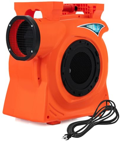 GOPLUS Souffleur d'Air 2300W, Souffleur Gonflable Commercial, Ventilateur Electrique Empilable Persienne à Gravité pour Gonfler Châteaux, Toboggans Aquatiques, Décorations de Fêtes, Jours de Pluie