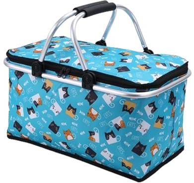 Grand Panier de Pique-Nique - 30 l - Panier de Pique-Nique Pliable