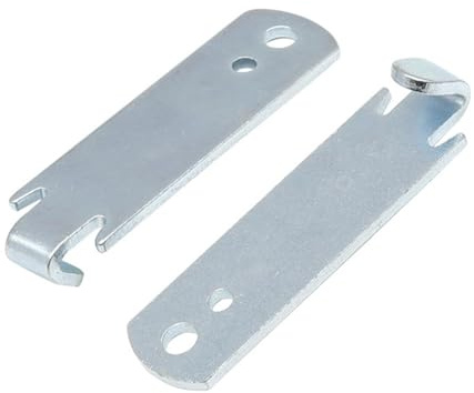 Sghtil Zaundraht-Verdrillungswerkzeug,Zaunwerkzeuge für gedrehten Draht | 2X robuste T-Pfosten-Clips aus Stahl, Drahtspanner - Rostfreies, multifunktionales Zaunwerkzeug, Drahtdrehwerkzeug für