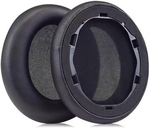 Replacement Q30 Earpad for Anker Soundcore Life Q30/Q35 Headphones, Ear Cushions Cover Earmuff with Softer Protein Leather, Noise Isolation, Black
