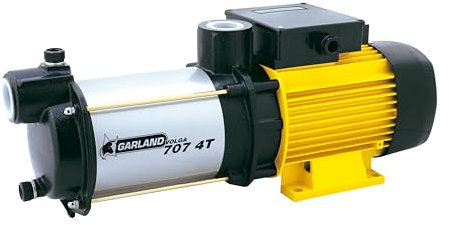 GARLAND VOLGA 707-4T-V23 Pompe de surface multicellulaire 920W, 4 turbines, fonte HT250, compatible avec contrôleur de pression Garland Head, connexion de type C direct