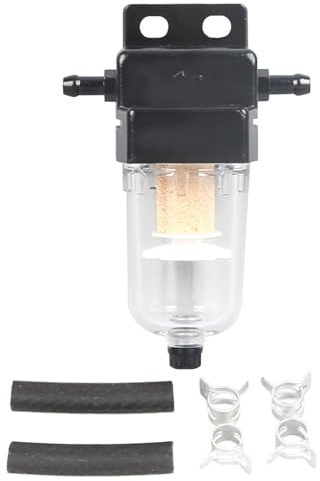 -Benzinfilter, Marine Wasserabscheider - Inline -Dieselfilter mit klarer Sicht, Luftheiztank Dieselfilter für Auto und LKW