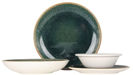 Bonna Set di stoviglie (Medium) - Ore Mar - 24 pezzi - 6 Persone - Porcellana