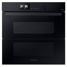Samsung Forno A Vapore NV7B6779LBK Bespoke Dual Cook Flex™ Steam, Serie 6, 76 Litri, Pirolitico, Grill Ventilato, Wifi, Colore Nero, Classe Energetica A+