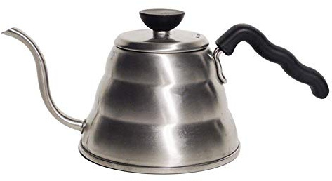Hario CD Kettle-1l VKB-100HSV Buono Kettle with a Capacity of 1 l, Stainless Steel