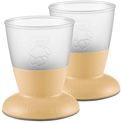 BABYBJÖRN Kinderbecher, 2-pack, Blassgelb
