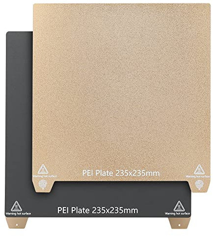 Sovol Upgrade PEI Druckplatte Doppelseitige PEI+PC Sheet 235x235mm Magnetische Druckbettplatte für Creality Ender3/Ender 3 Pro/Ender 3 V2/Ender 3 S1 Pro/Ender 3 Neo/Voxelab Aquila 3D Drucker