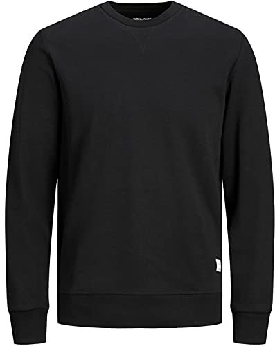 Jack & Jones Jjebasic Sweat Crew Neck Noos Sudadera, Negro, M Hombre
