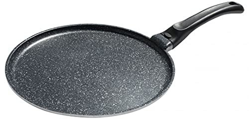 Venteo - KitchenPro - Pôele à Crêpes Poignée Soft-Touch - Revêtement antiadhésif