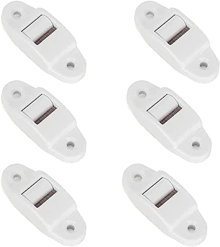 LATRAT 6 guide per cinture di sicurezza, guida per tapparelle, con rullo e spazzola fino a 14 mm, larghezza cinghia 40 mm, distanza tra i fori