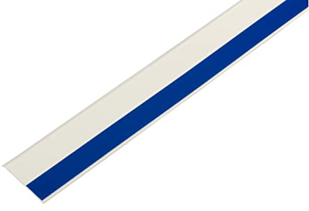 Schellenberg 66408 Fönsterlist självhäftande vit med mjuk läpp 40 x 1,5 mm, 50 m, plattlist av flexibel PVC, sammanfogning av fogar och övergångar på fönster, skåp eller dörrar