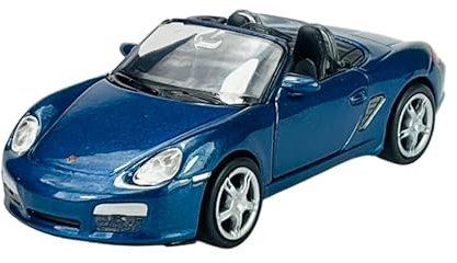Welly Porsche Boxter S 987 Cabrio Offen Blau 2004-2012 Boxster ca 1/34-1/39 Metal Modell Auto Die Cast Neu im Kasten