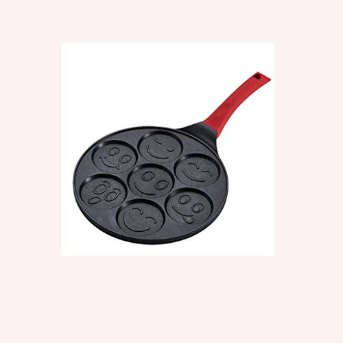 MYVVKIA Smiley Frying Pan - Non-Stick Fried Egg Pancake Pot, Thick Aluminum Frying Pan, Breakfast Machine