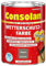 Consolan Wetterschutzfarbe, Deckender Holzschutz für Außen, Steingrau, 750ml