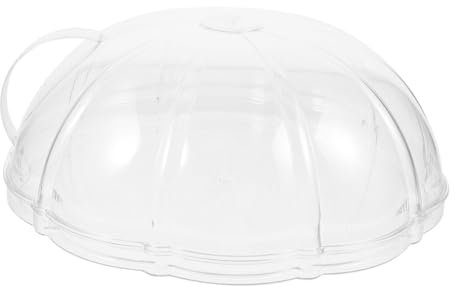 Cabilock Cubierta Transparente para Microondas Cubierta Antisalpicaduras De Plástico Protector De Aceite para Calentar Alimentos Microondas para Platos De Comida