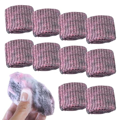 10 x Jex Scouring Pads with Soap, Steel Wool Soap Scouring Pads for Cleaning Pre-Soaked Pots Jex Cleaning Pads