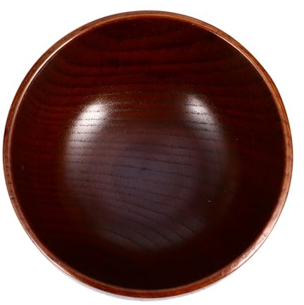 NIYANGLE Tazza Per Sapone Da Barba in Legno Lisciato, Ciotola Da Barba Resistente e Portatile, Per Rasatura Tradizionale a Umido, Per Uomo, Asciugatura Rapida