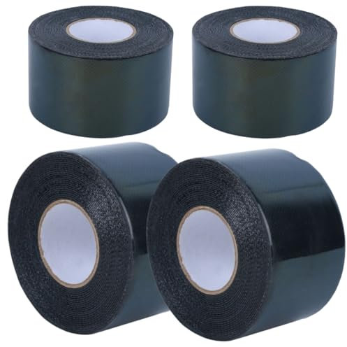 Beufee 4pcs 2 Pulgadas x 16.4ft Canta de Costura de césped para césped Artificial, 50 mm x 5m Adhesivo Adhesivo Cinta de césped de césped Artificial de Doble Cara para conectar la