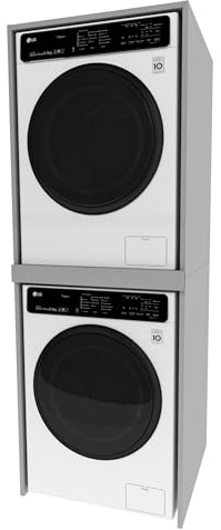 möbelkap Waschmaschinenschrank offen – Waschmaschinen Überbauschrank in Grau – 66x180x65 cm – Offenes Bad- & Hauswirtschaftsregal – für Waschmaschine oder Trockner geeignet