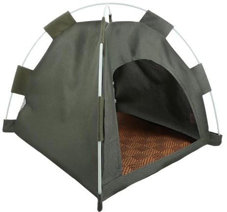 DOITOOL Haustierzelt Faltbar aus Atmungsaktivem Material 35x35x30cm Kleines Katzenhaus für Innen und Außen Welpenzelt für Hunde und Katzen