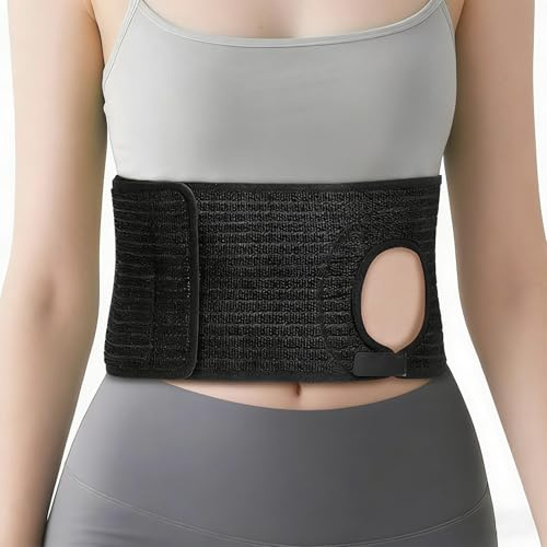 Elastiska Stomiband, Postoperativ Stomiband, Stomiband Med Justerbart Hål För Stomipåse, Förebygger Stomibråck(Medium)