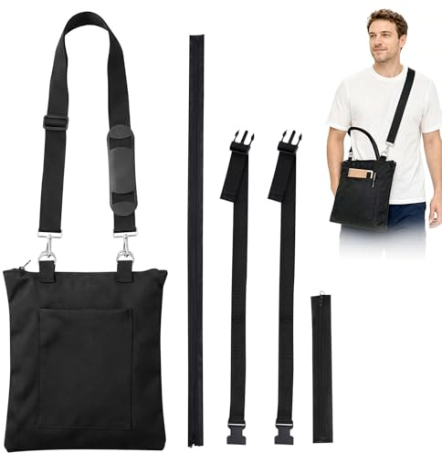 JININOSEU Urinbeutel 2000ml, Sicher Diskret Katheterbeutel 2000ml, Katheter Tasche mit Katheter Schlauch Abdeckung und Verstellbarem Gurt