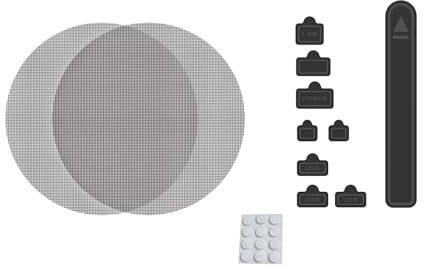 Coperture antipolvere in silicone riutilizzabili Copri ventola 9 Tappi antipolvere Console protettiva per accessori console gioco Protezione traspirante