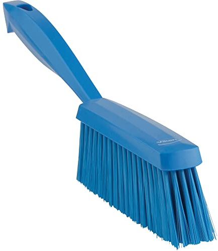 Vikan 45873 Dustpan Brush, Polypropylene, Polyester Soft Bristle, 14, Blue