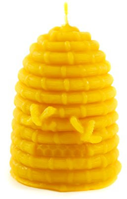Naturra 100% Bienenwachs Kerze Bienenstock Honigkorb