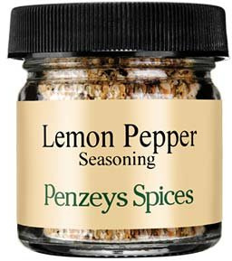 Lemon Pepper Seasoning By Penzeys Spices 1.4 oz 1/4 cup jar (Pack of 1)