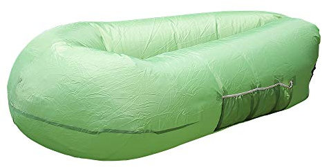 Gaorui Aufblasbare Liege Hängematte Luftsofa Pool Float Schiffe Fast Lounge Camping Indoor oder Outdoor, grün