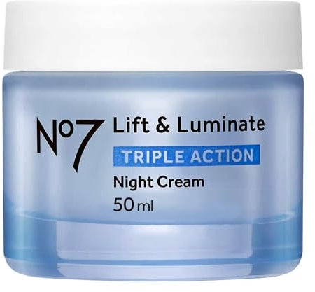 No7 Lift & Luminate Triple Action Night Cream ENHANCED FORMULA - 50ml